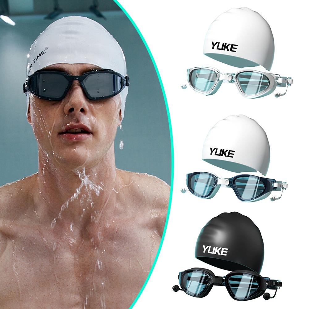 Aquatic Sports Hat - Gafas de natación profesionales, gorro HD