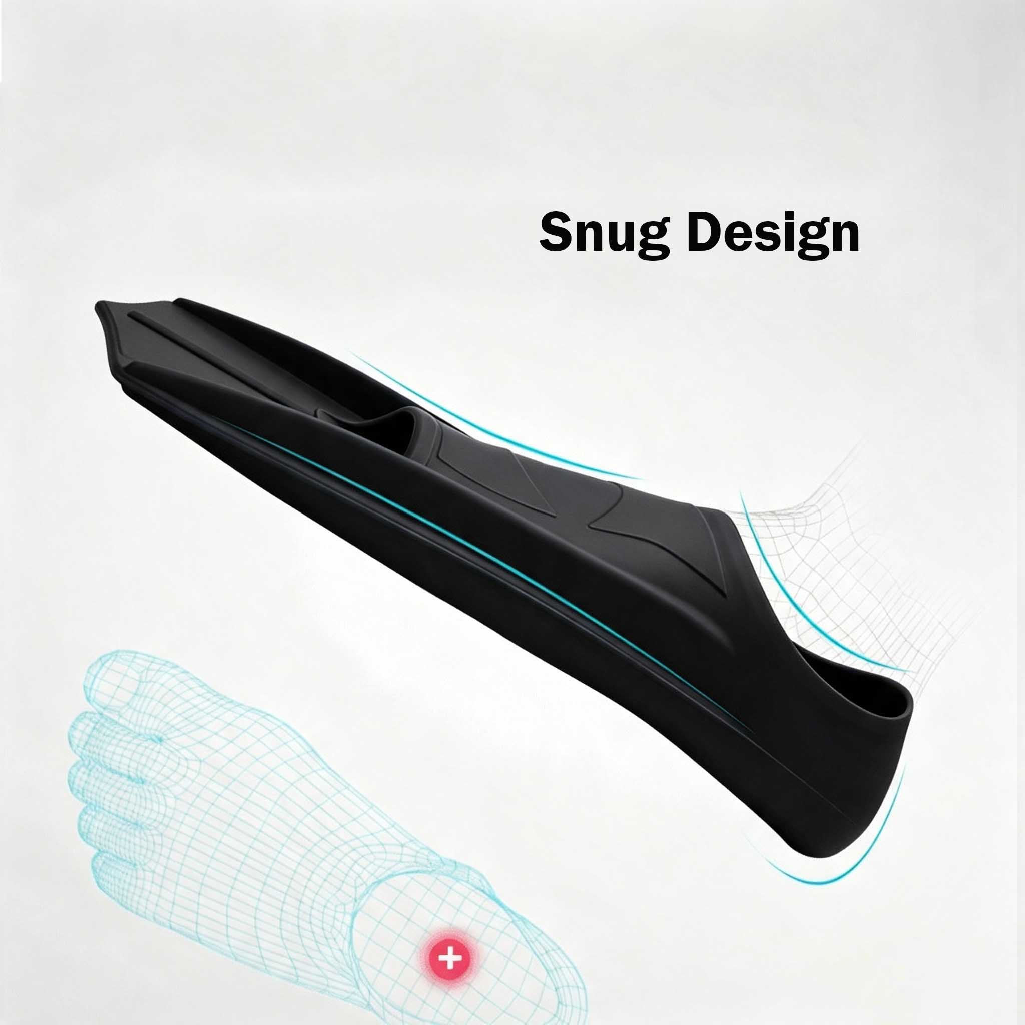 Aletas cortas de silicona para - Snorkel Dry Top reseña y precio
