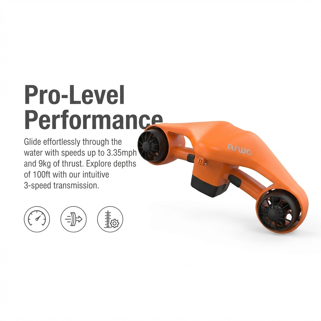 Scooter Eléctrico Subacuático  - Snorkel Dry Top reseña y precio