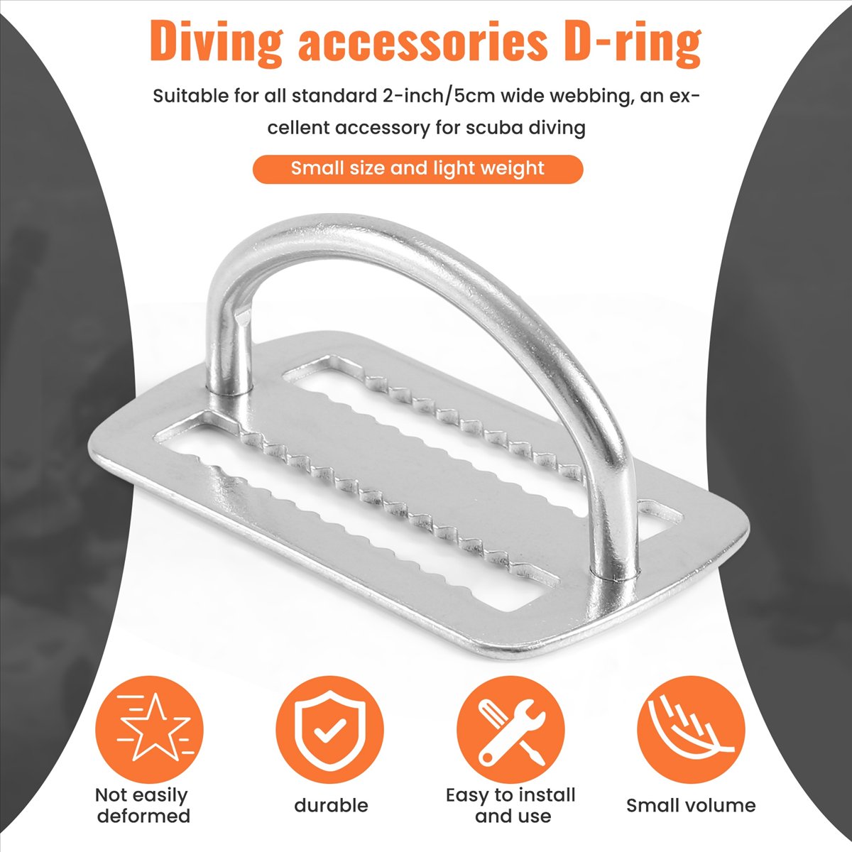 AD45 Hebilla de anillo en D de - Dive Weight Belt reseña y precio